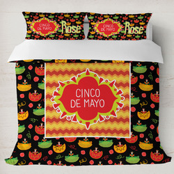Cinco De Mayo Duvet Cover Set - King (Personalized)