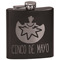Cinco De Mayo Black Flask Set (Personalized)
