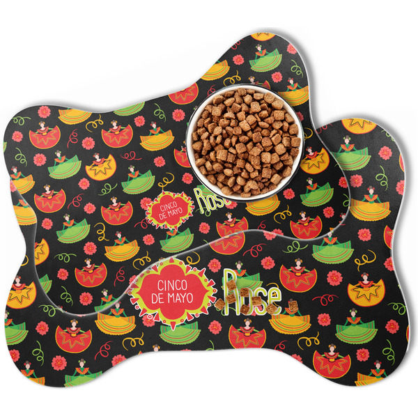 Cinco De Mayo Bone Shaped Dog Mats - MAIN