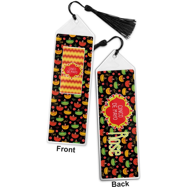 Cinco De Mayo Bookmark with tassel - Front and Back