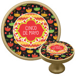 Cinco De Mayo Cabinet Knob - Gold