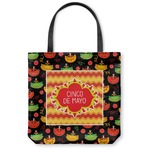 Cinco De Mayo Canvas Tote Bag - Large - 18"x18" (Personalized)