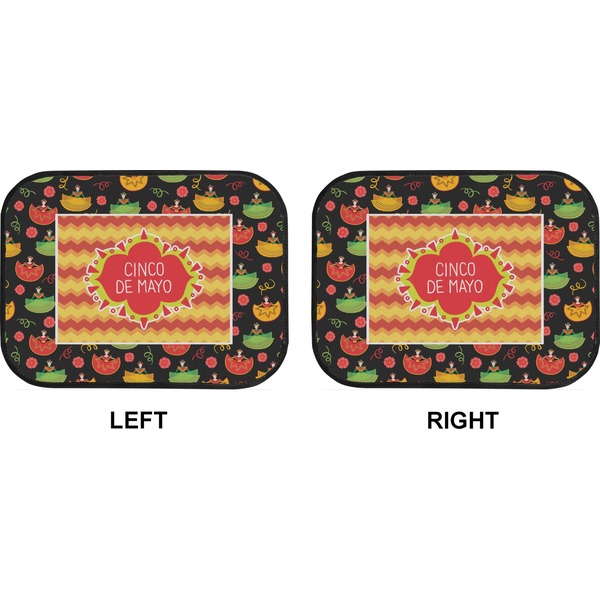 Cinco De Mayo Car Floor Mats (Back Seat) (Approval)