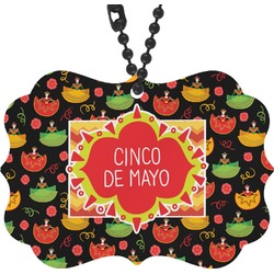 Cinco De Mayo Rear View Mirror Decor (Personalized)