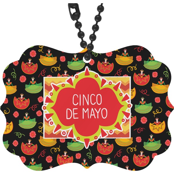 Custom Cinco De Mayo Rear View Mirror Charm (Personalized)