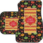 Cinco De Mayo Car Floor Mats Set - 2 Front & 2 Back