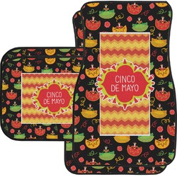 Cinco De Mayo Car Floor Mats Set - 2 Front & 2 Back