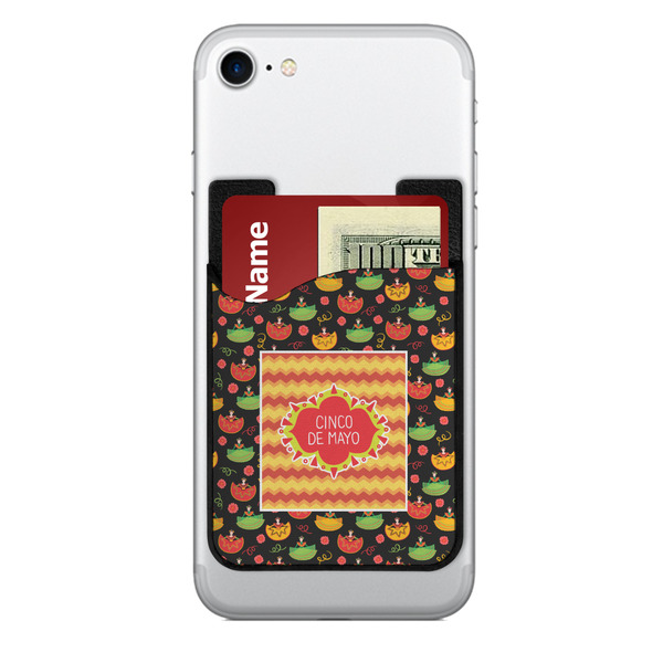 Custom Cinco De Mayo 2-in-1 Cell Phone Credit Card Holder & Screen Cleaner