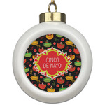 Cinco De Mayo Ceramic Ball Ornament