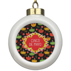 Cinco De Mayo Ceramic Ball Ornament