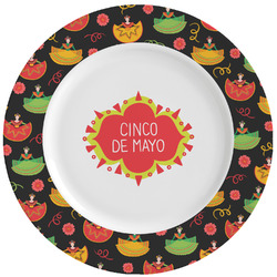 Cinco De Mayo Ceramic Dinner Plates (Set of 4) (Personalized)
