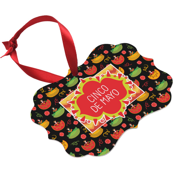Cinco De Mayo Christmas Ornament (Angle View)