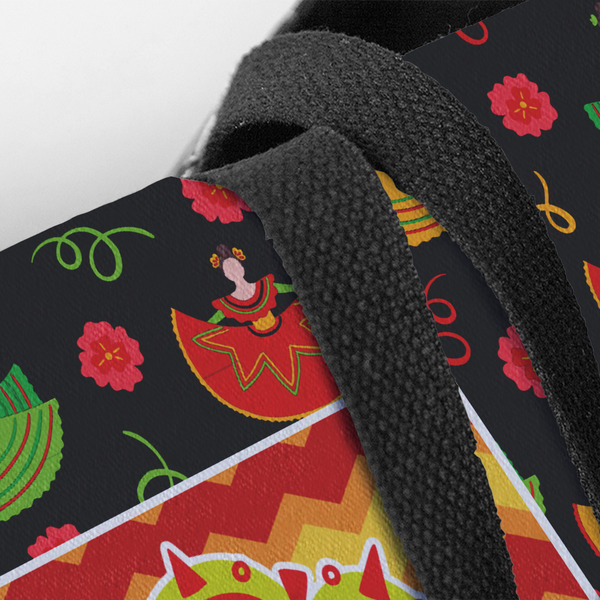 Cinco De Mayo Closeup of Tote w/Black Handles