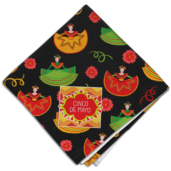 Custom Cinco De Mayo Cloth Dinner Napkin - Single