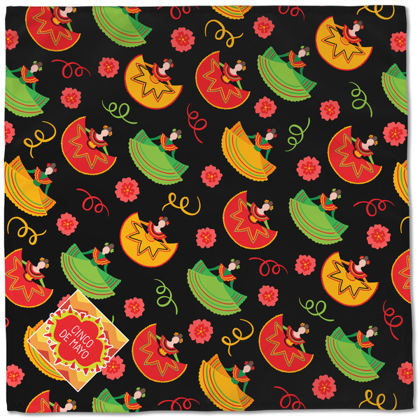 Cinco De Mayo Cloth Napkins - Personalized Dinner (Full Open)