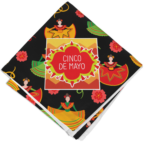 Custom Cinco De Mayo Cloth Cocktail Napkin - Single