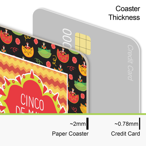 Cinco De Mayo Coaster Thickness