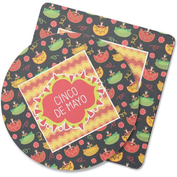 Custom Cinco De Mayo Rubber Backed Coaster
