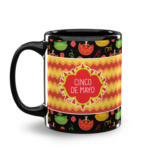 Cinco De Mayo Coffee Mug - 11 oz - Black