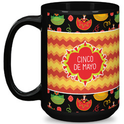 Cinco De Mayo 15 Oz Coffee Mug - Black