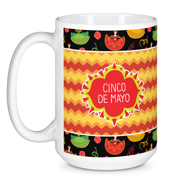 Cinco De Mayo Coffee Mug - 15 oz - White