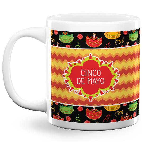 Cinco De Mayo Coffee Mug - 20 oz - White