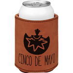 Cinco De Mayo Leatherette Can Sleeve - Double Sided (Personalized)