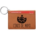 Cinco De Mayo Leatherette Keychain ID Holder (Personalized)