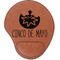 Cinco De Mayo Cognac Leatherette Mouse Pads with Wrist Support - Flat