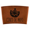 Cinco De Mayo Cognac Leatherette Mug Sleeve - Flat