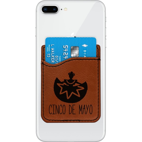 Custom Cinco De Mayo Leatherette Phone Wallet (Personalized)