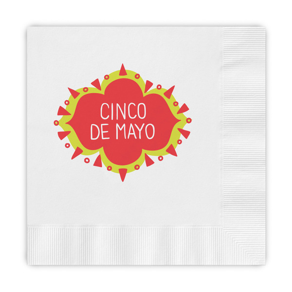 Custom Cinco De Mayo Embossed Decorative Napkins