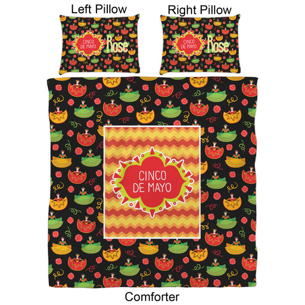Cinco De Mayo Comforter Set - Queen - Approval