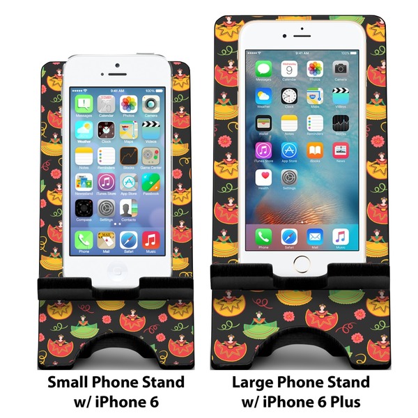 Cinco De Mayo Compare Phone Stand Sizes - with iPhones