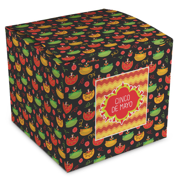 Custom Cinco De Mayo Cube Favor Gift Boxes