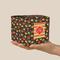 Cinco De Mayo Cube Favor Gift Box - On Hand - Scale View