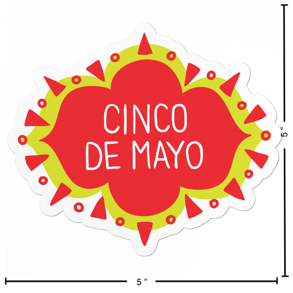 Cinco De Mayo Custom Shape Iron On Patches - L - APPROVAL