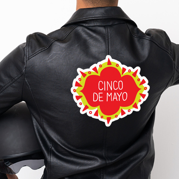 Cinco De Mayo Custom Shape Iron On Patches - XXXL - APPROVAL