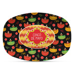 Cinco De Mayo Plastic Platter - Microwave & Oven Safe Composite Polymer