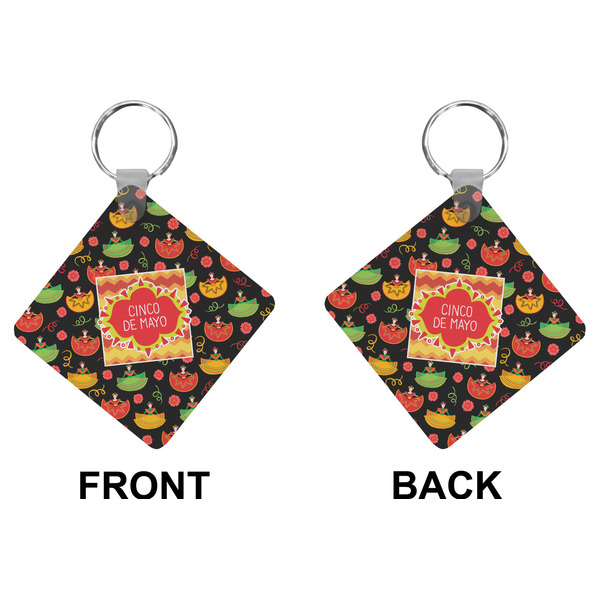 Cinco De Mayo Diamond Keychain (Front + Back)