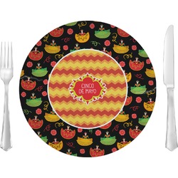 Cinco De Mayo 10" Glass Lunch / Dinner Plates - Single or Set