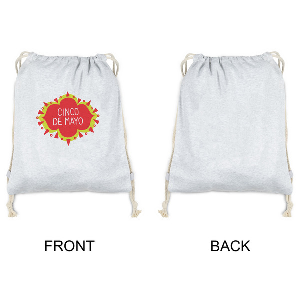 Cinco De Mayo Drawstring Backpacks - Sweatshirt Fleece - Single Sided - APPROVAL