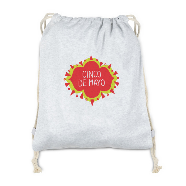 Custom Cinco De Mayo Drawstring Backpack - Sweatshirt Fleece