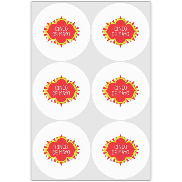 Cinco De Mayo Drink Topper - XLarge - Set of 6