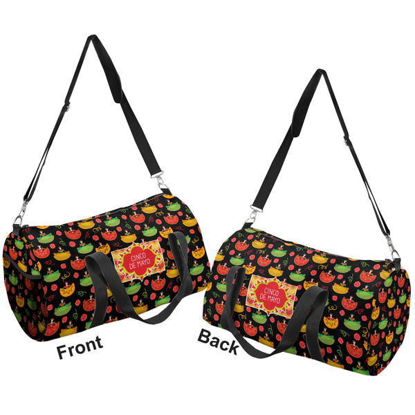 Cinco De Mayo Duffle bag large front and back sides