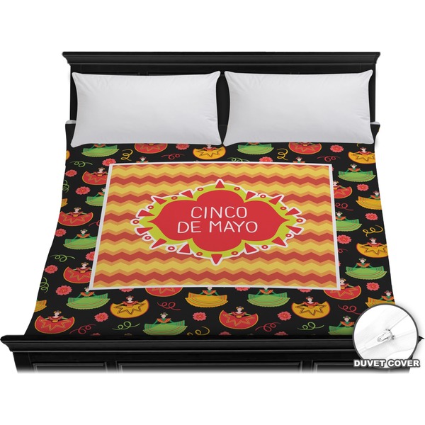 Custom Cinco De Mayo Duvet Cover - King