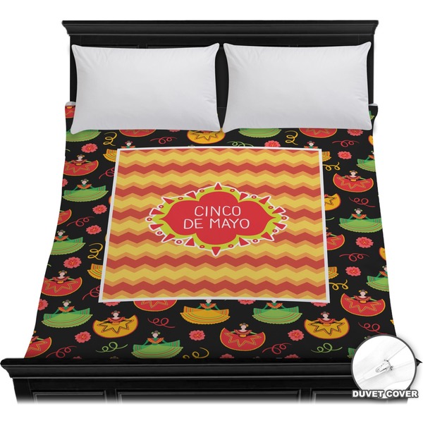 Custom Cinco De Mayo Duvet Cover - Full / Queen