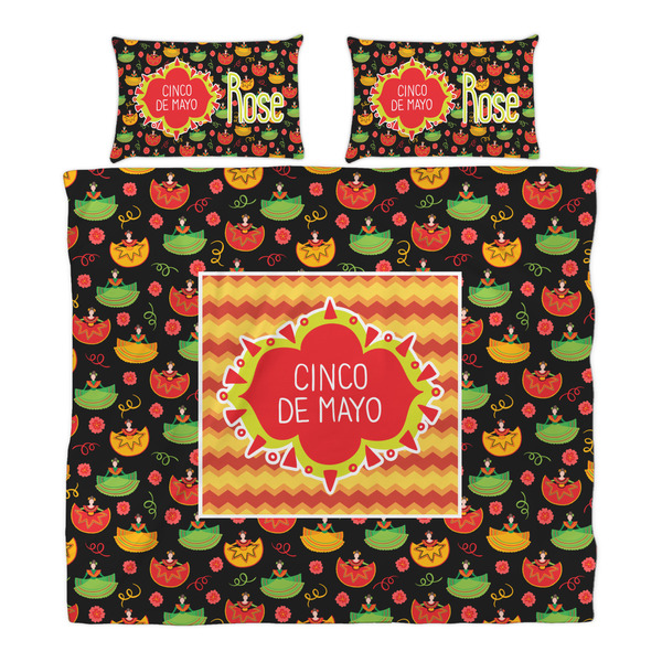 Cinco De Mayo Duvet Cover Set - King - Alt Approval