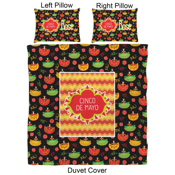 Cinco De Mayo Duvet Cover Set - Queen - Approval