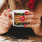 Cinco De Mayo Espresso Cup - 6oz (Double Shot) LIFESTYLE (Woman hands cropped)
